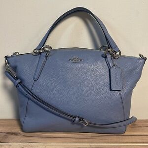 Coach Kelsey Blue Leather Bag